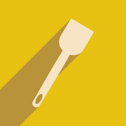 flat with shadow icon and mobile application vector image