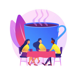 Coffee break concept metaphor vector