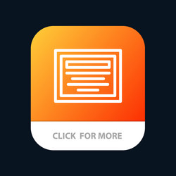 education file note mobile app button android vector image