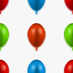 Modern seamless balloons background vector