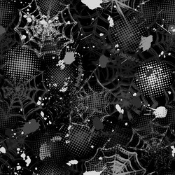 abstract black camouflage pattern with spiderweb vector image