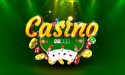 poker casino coin cash machine play now vector