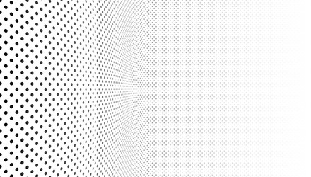 abstract monochrome background with dots pattern vector image