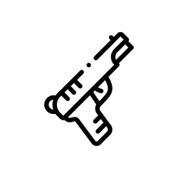 handheld icon thin linear style design isolated vector image