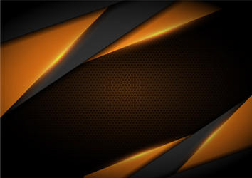 Metallic Hexagonal Mesh Background vector image