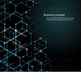 abstract hexagon background and space for write vector image