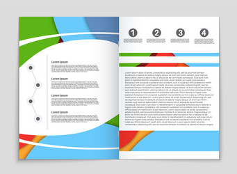 abstract layout background set for art vector image