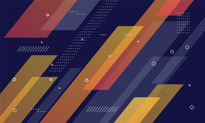 colorful geometric background dynamic shapes vector image
