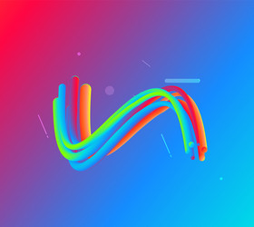 abstract colorful pattern design and background vector image