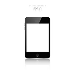 Realistic detalized flat smartphone vector