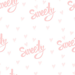 seamless pattern with handwriting text vector image