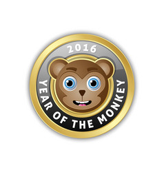 2016 year monkey chinese new animal vector