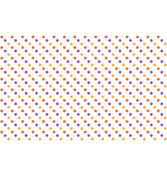 seamless pattern with multicolored dots isolated vector image
