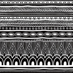 abstract ethnic background seamless pattern vector image