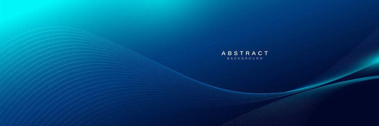 Abstract dark blue background with curve lines Vector Image