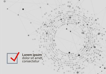 Global network connection world map point vector