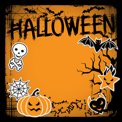 background of objects vector image