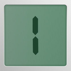 digital character set typeface on a screen vector image