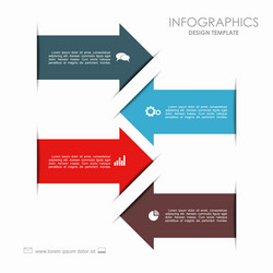 infographic template can be used for workflow vector image