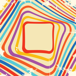 Abstract retro frame design vector