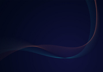 abstract modern fluid dots particles wave line vector image