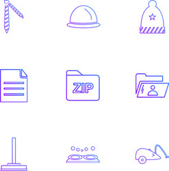 files file type windows os documents vector image