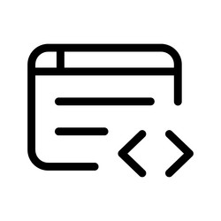 web development icon vector image
