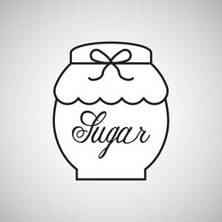 sugar product design vector