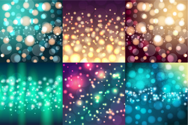 Creative bokeh universal texture abstract colorful vector