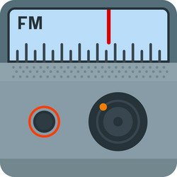 Fm radio Royalty Free Vector Image - VectorStock