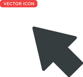 pointer cursor icon design vector image