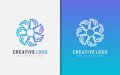 abstract creative logo design based from vector image