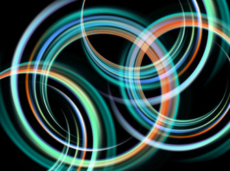 Dynamic Color Swirls Background vector image