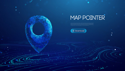 gps location pin geolocation map mark point vector image