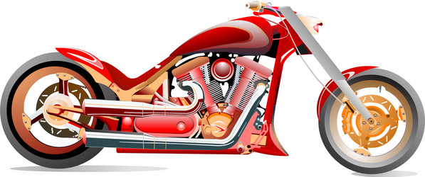 motorcycle Vector Image