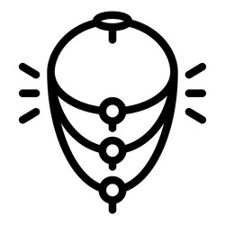 neural network deep learning artificial vector image