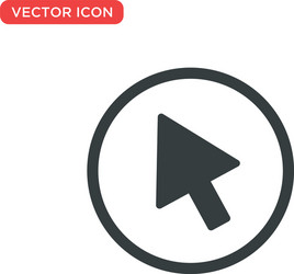 pointer cursor icon design vector image