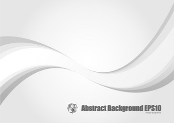 Abstract gray wave modern stream background vector