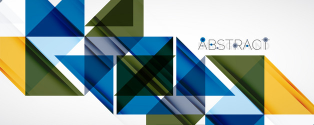 geometric abstract background techno color vector image