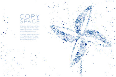 abstract geometric circle dot molecule particle vector image