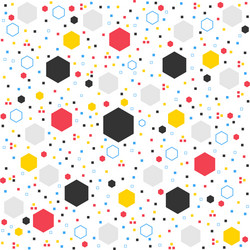 seamless pattern abstract geometric background vector image