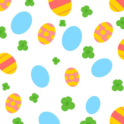 Easter colorful pattern multicolored repeating vector