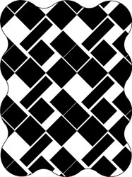 figure with pattern shapes abstract background vector image