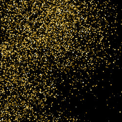 Gold glitter falling stars abstract Royalty Free Vector