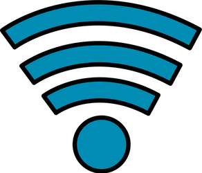 wifi technology to connect in the digital network vector image