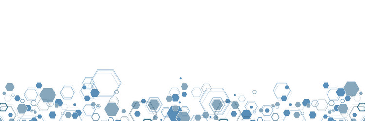 abstract hexagonal structures vector image