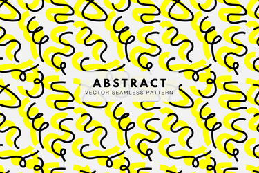 wiggly lines abstract seamless pattern vector image