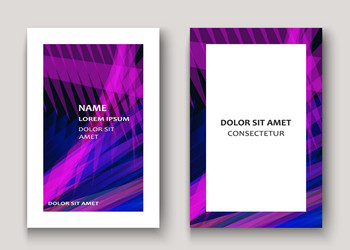 Modern technology striped abstract covers design vector