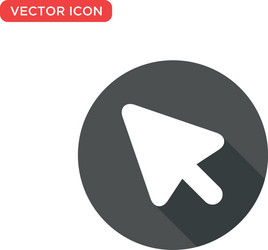 pointer cursor icon design vector image
