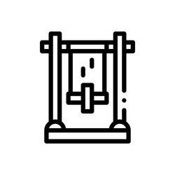 mechanism icon thin linear style design isolated vector image